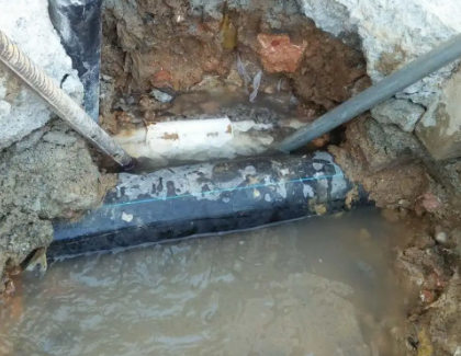 潮安测漏水之水管漏水